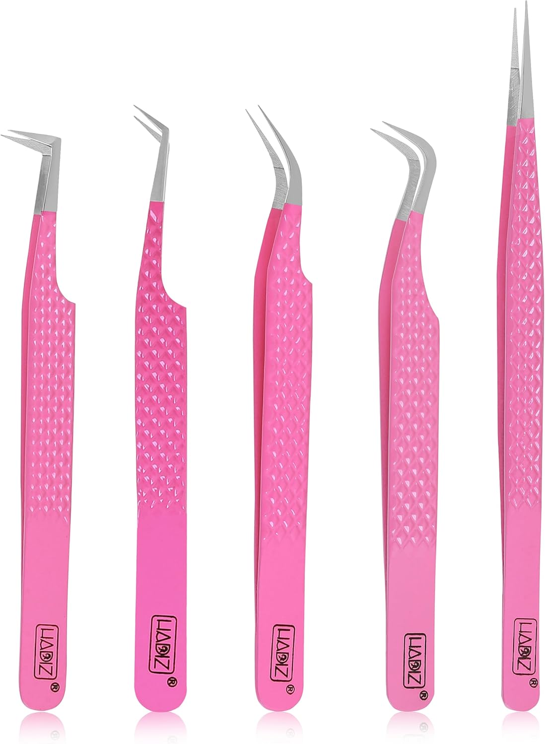 Isolation Tweezer Curved - Precision Fiber Tip Eyelash Extension Tweezers