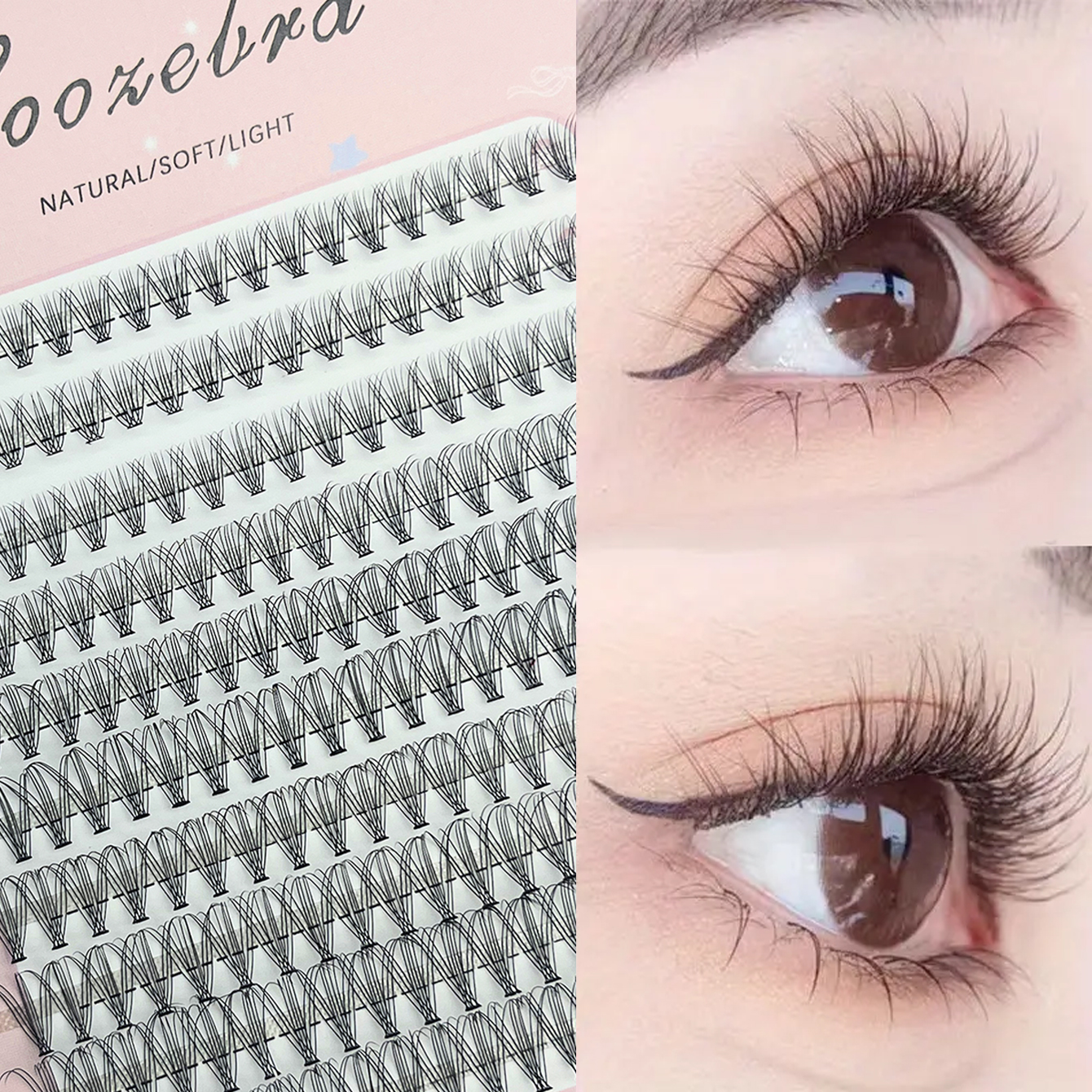 Eyelash Extension Eyelash - 200pcs Individual DIY Eyelash Soft, Natural