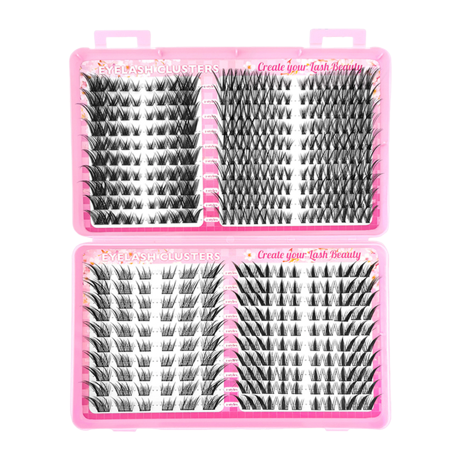 Eyelash Extension No 9 - Natural Manga Lash Clusters Kit No