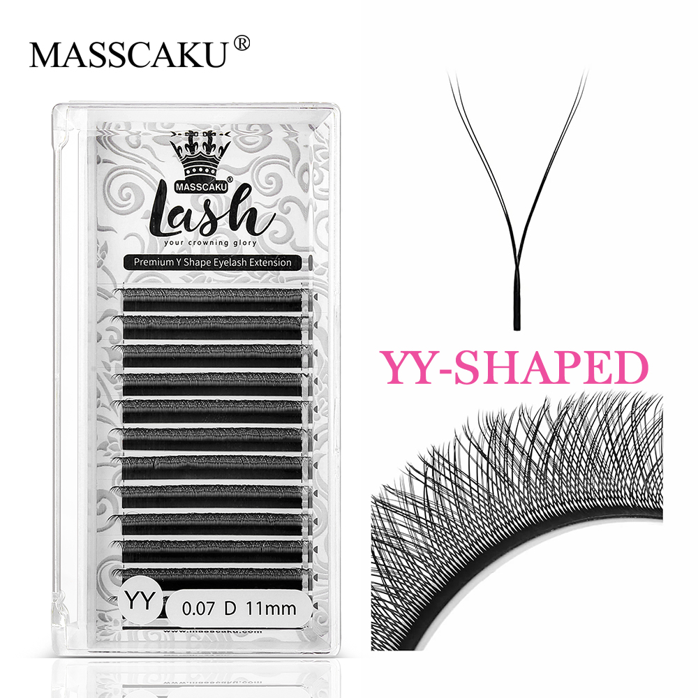 Eyelash Extension Russian - MASSCAKU Hot Selling Natural Premade Volume