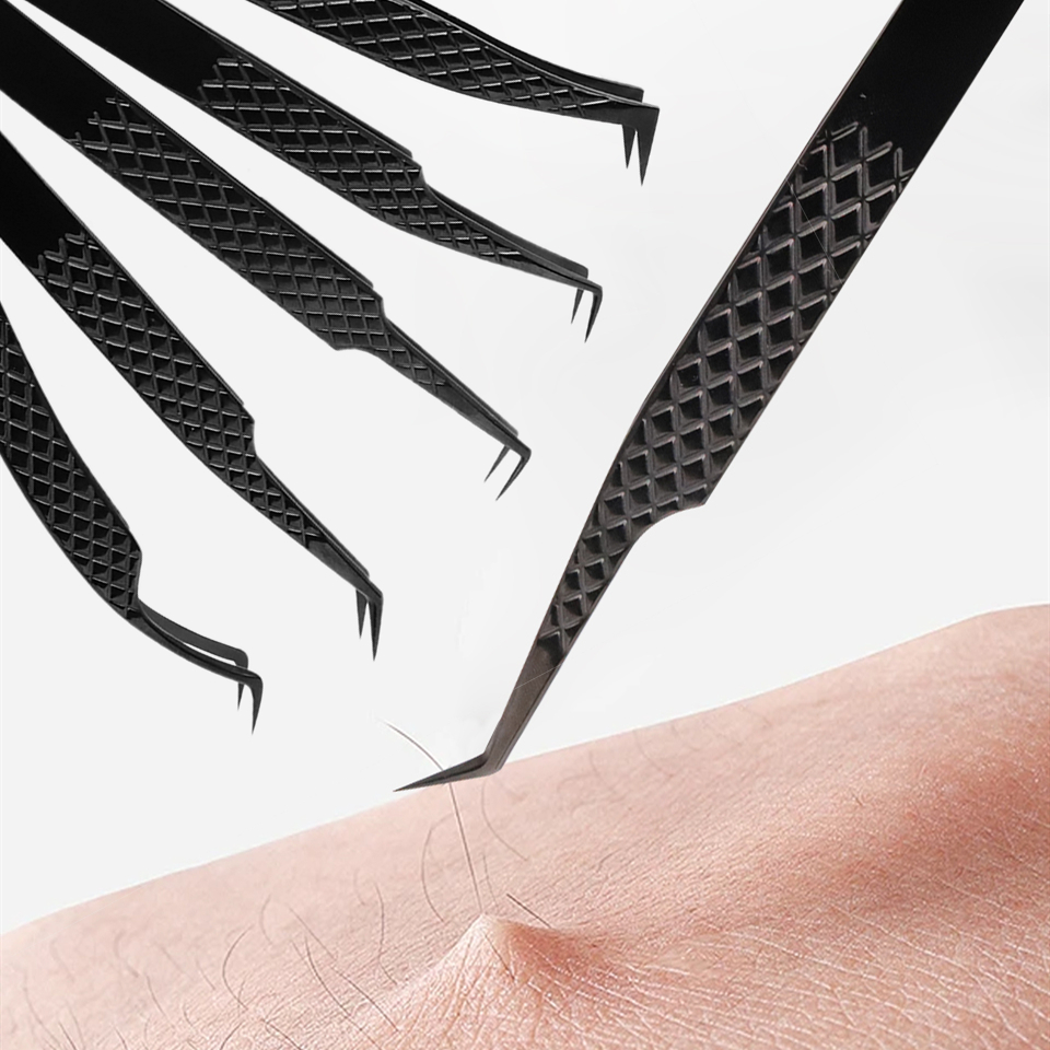 Isolation Tweezer Curved - NEW 1pc Anti-static Right Angled &