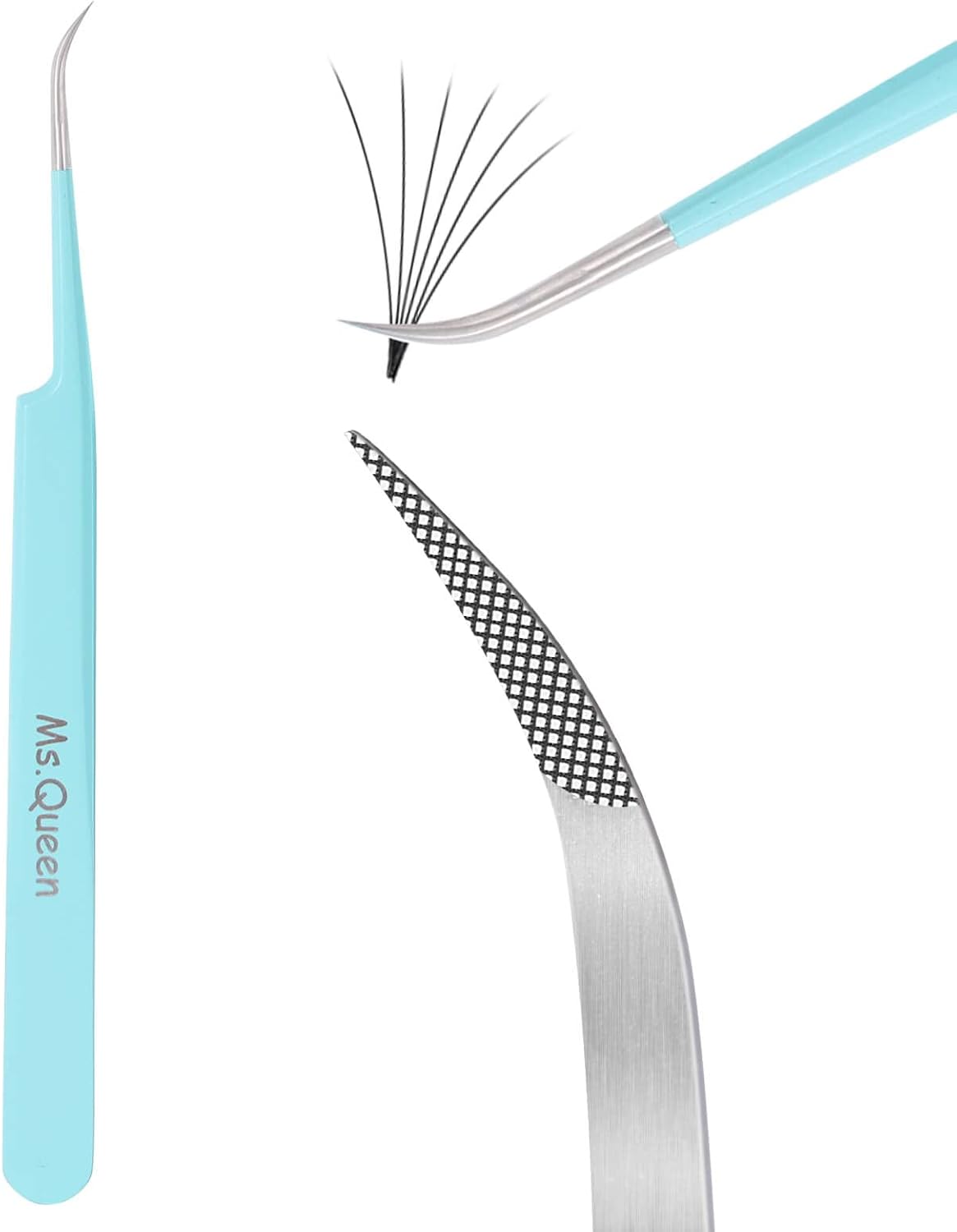 Isolation Tweezer Curved - 5Pcs Fiber Tip Curved Isolation Boot