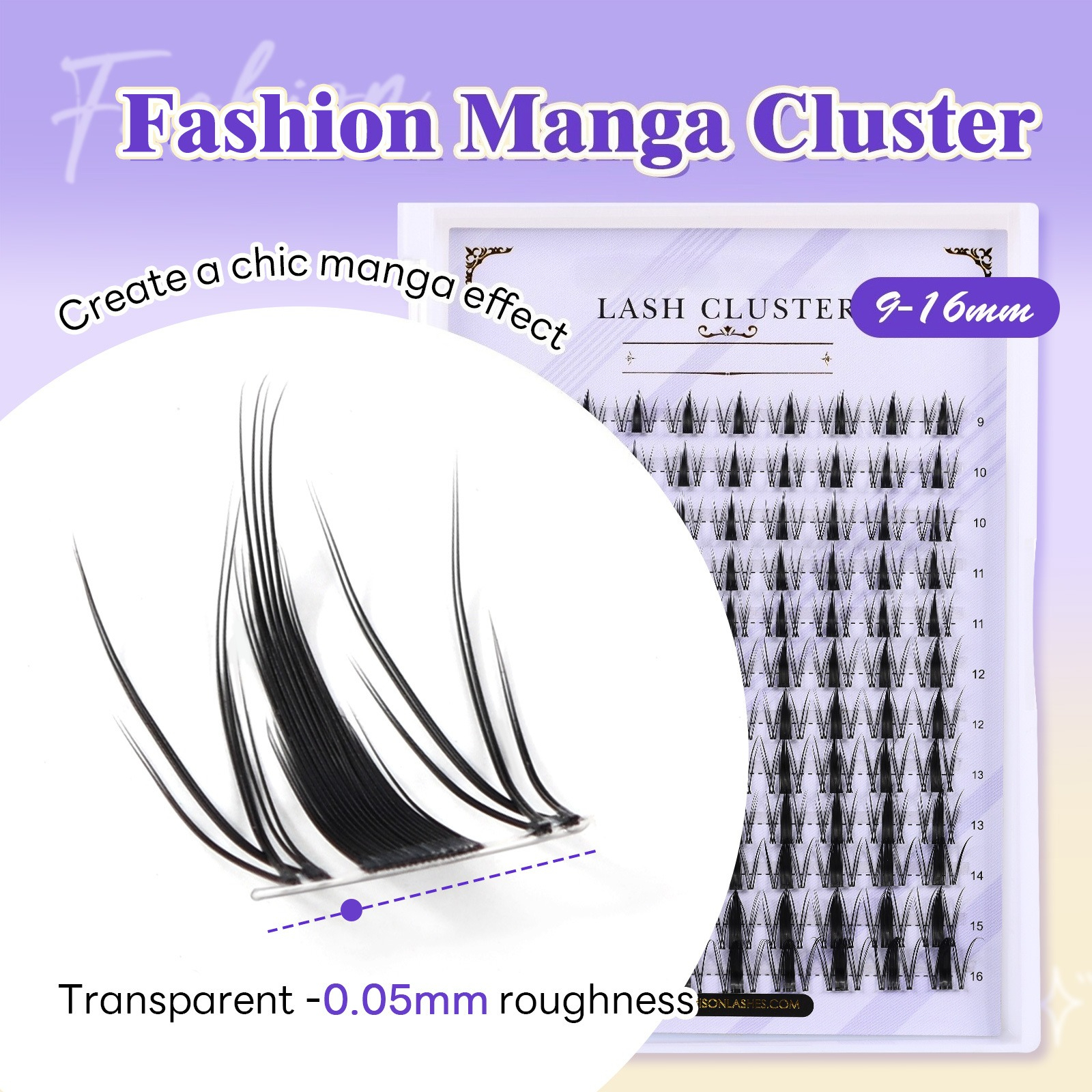 Lashes Clusters Natural C Curl - Eyelash Extension No 9 리뷰 및 가격