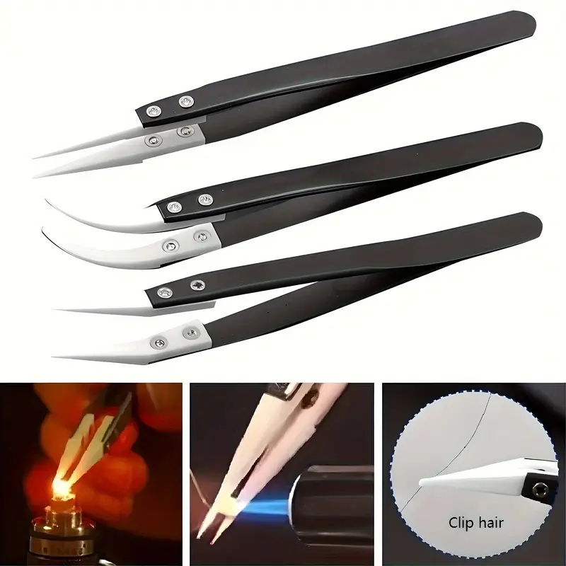 Ceramic antistatic tweezers, i - Isolation Tweezer Curved 리뷰 및 가격