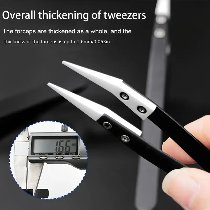 Ceramic antistatic tweezers, i - Isolation Tweezer Curved 리뷰 및 가격