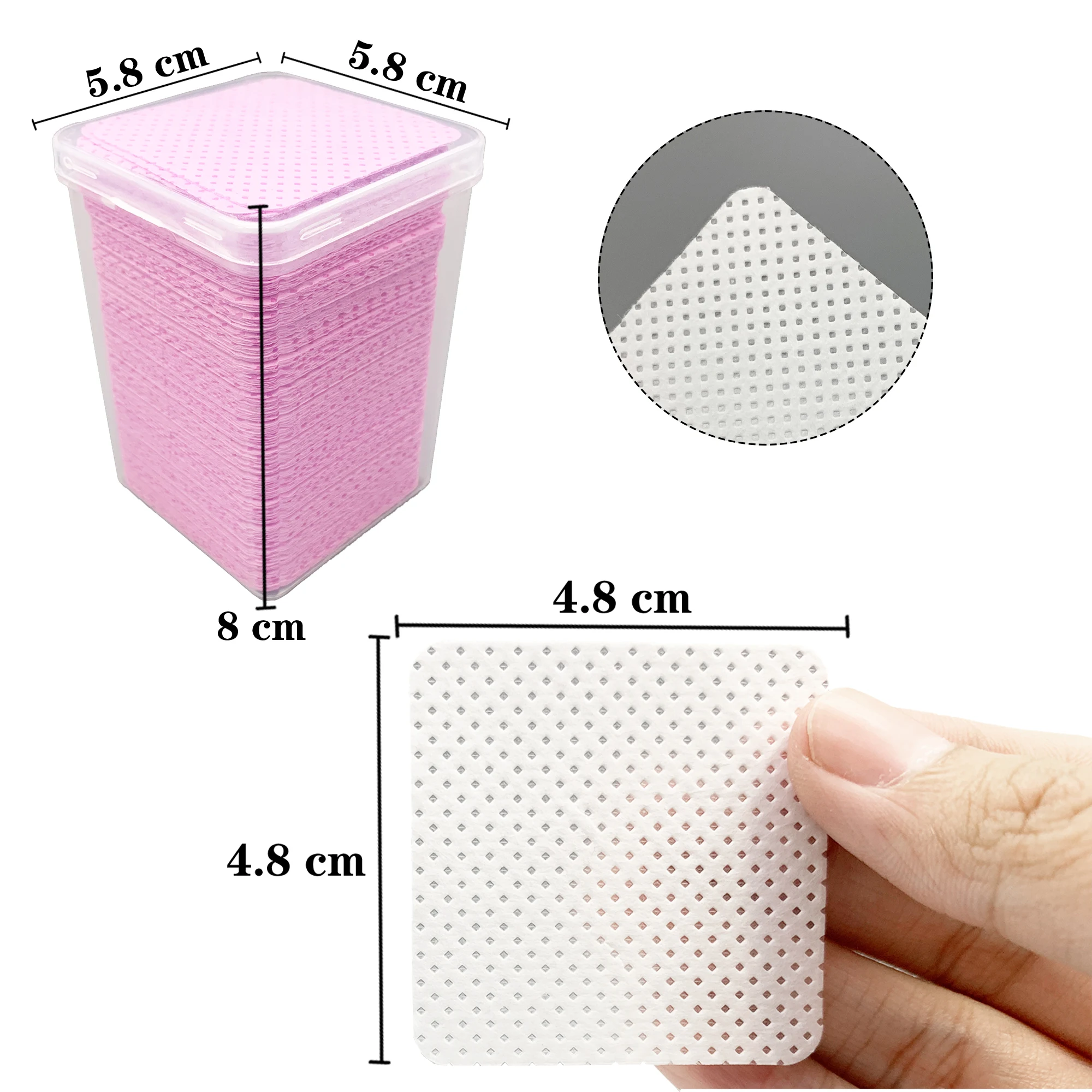 200Pcs/Box Lint Free Nail Wipe - Lash Removal Cream 리뷰 및 가격
