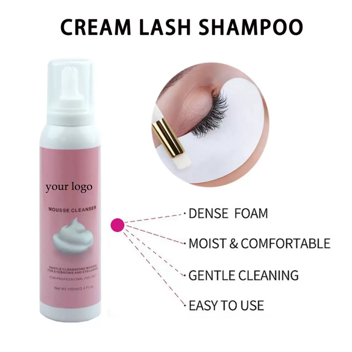 Customized  Whipped Lash Shamp - Eyelash Extension Wash 리뷰 및 가격