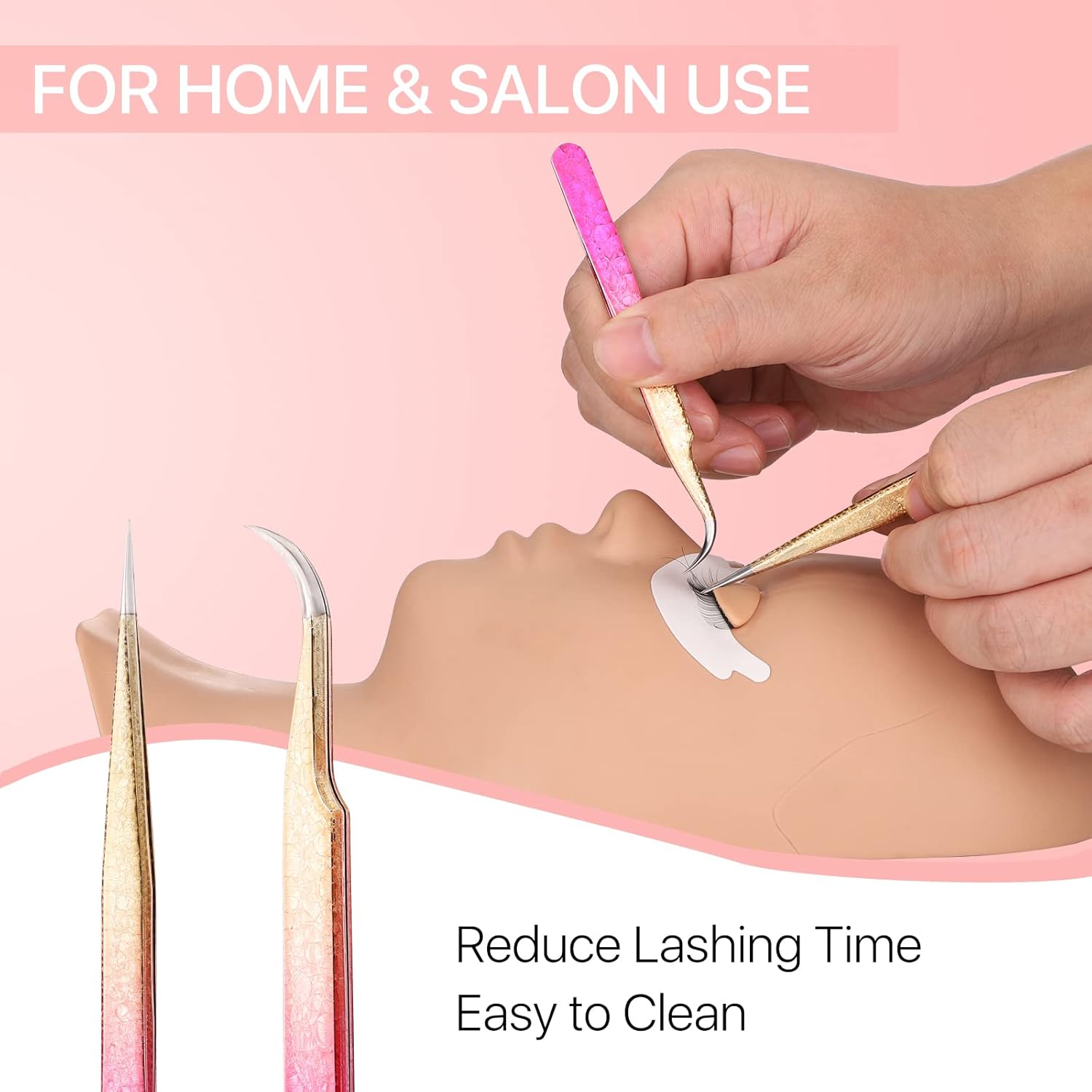 Precision Lash Tweezers Set, 2 - Isolation Tweezer Curved 리뷰 및 가격