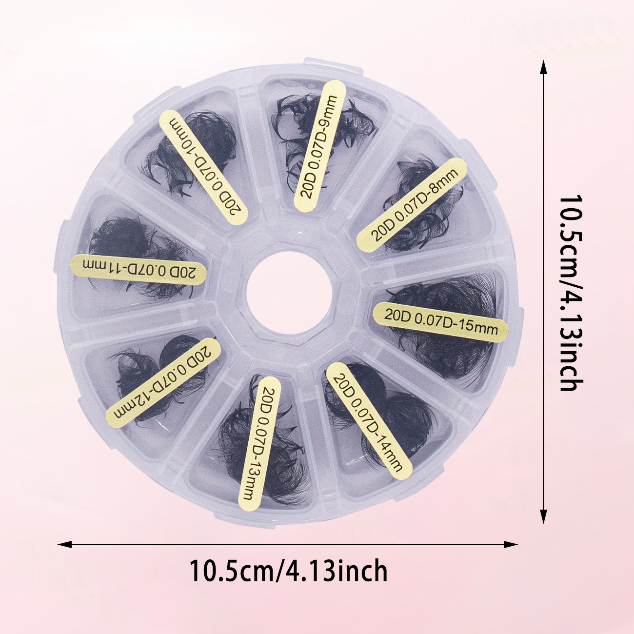 New Private Label 10D 15D 20D  - Eyelash Extension Logo 리뷰 및 가격