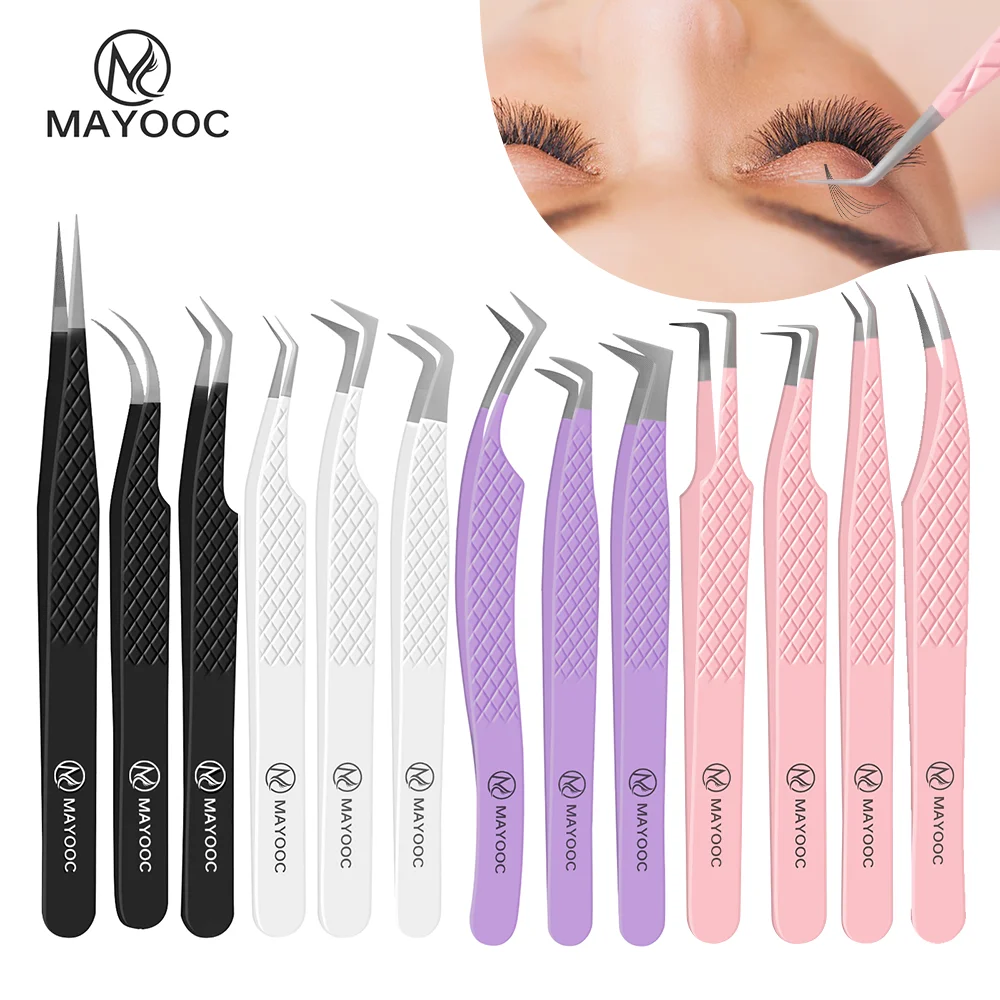 Eyelash Extensions Tweezers  W - Eyelash Extension Logo 리뷰 및 가격