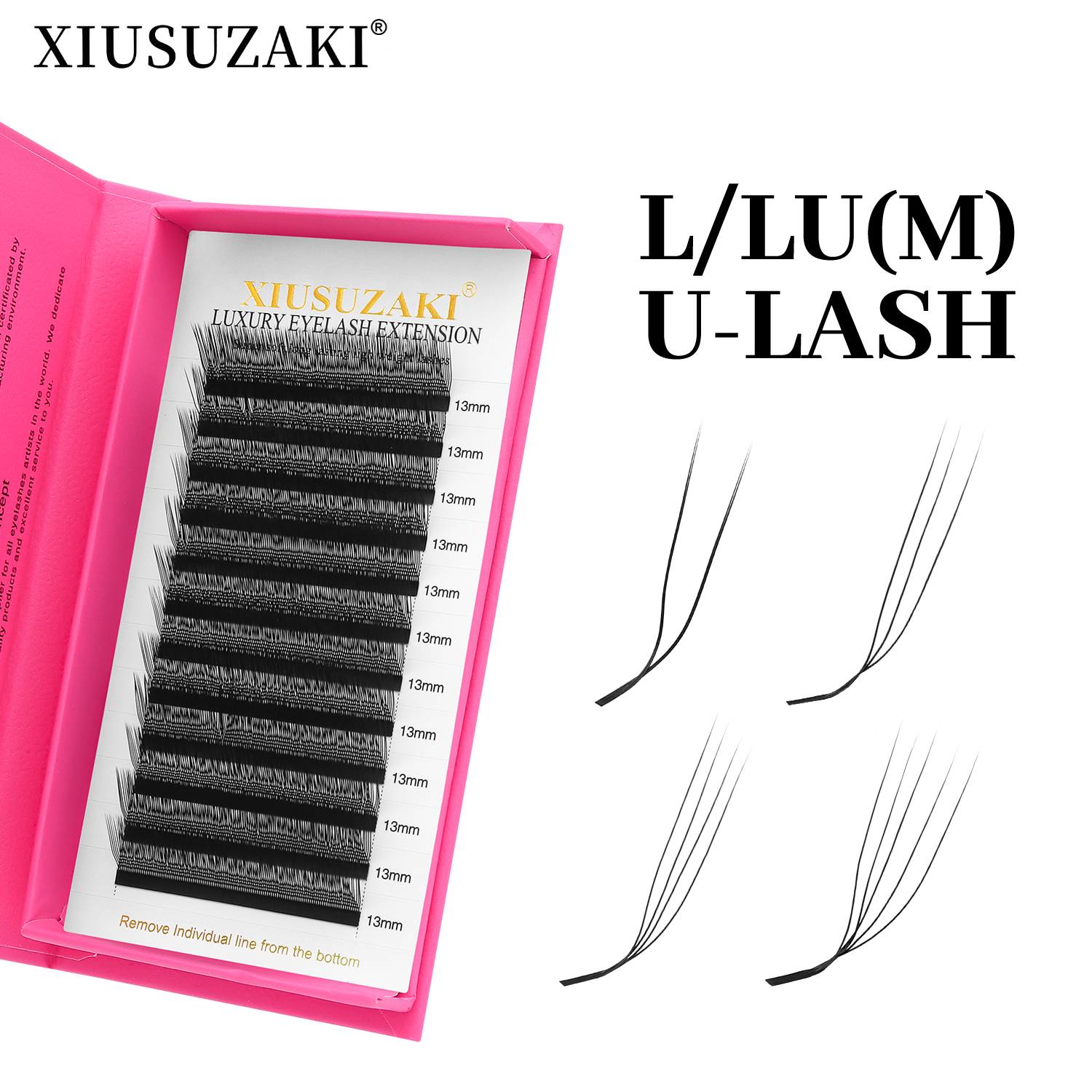 XIUSUZAKI L/LU/M Curl U/W Lash - Eyelash Extension Yelix 리뷰 및 가격