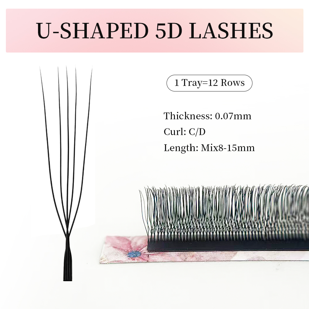 U Shaped YY 3DW 4DW 5DW Eyelas - Eyelash Extension Yelix 리뷰 및 가격