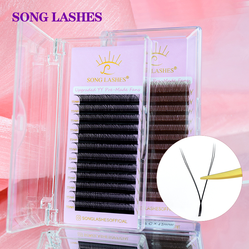 SONG LASHES New Premade Fans Y - Eyelash Extension Yelix 리뷰 및 가격
