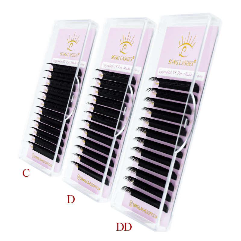 SONG LASHES New Premade Fans Y - Eyelash Extension Yelix 리뷰 및 가격