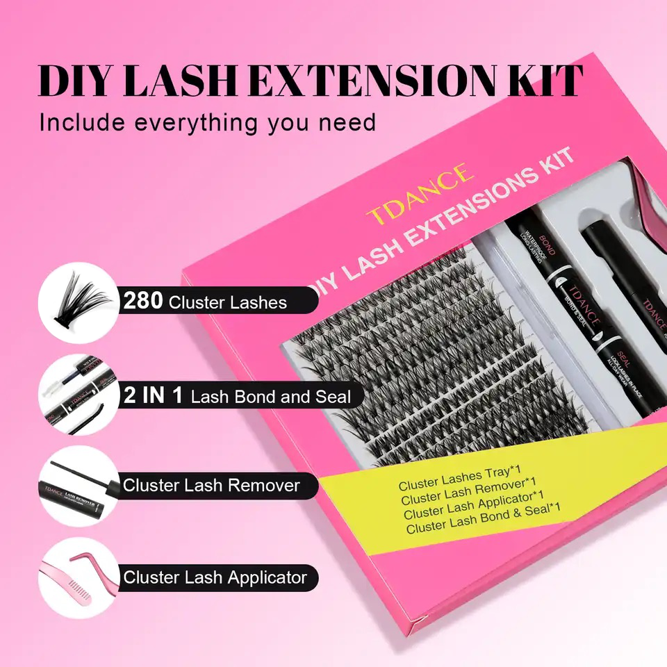 TDANCE 280PCS DIY Mix Clusters - Eyelash Extension Remover At Home 리뷰 및 가격