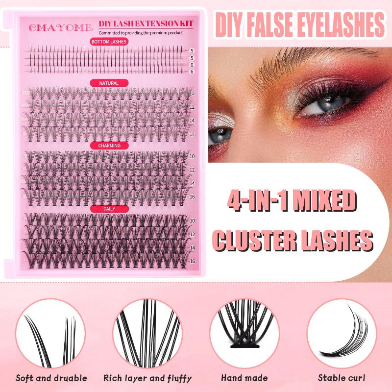 Cluster Lash Extensions Kit wi - Eyelash Extension Remover At Home 리뷰 및 가격