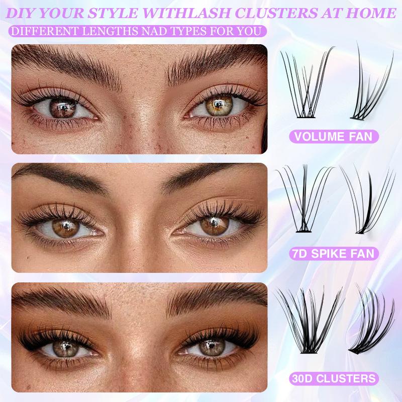 Cluster Lash Extensions Kit wi - Eyelash Extension Remover At Home 리뷰 및 가격
