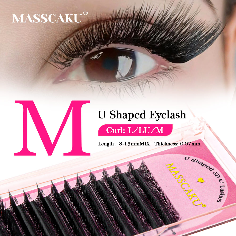 MASSCAKU 3D 4D 5D L/LU/M U-Sha - Eyelash Extension Yelix 리뷰 및 가격