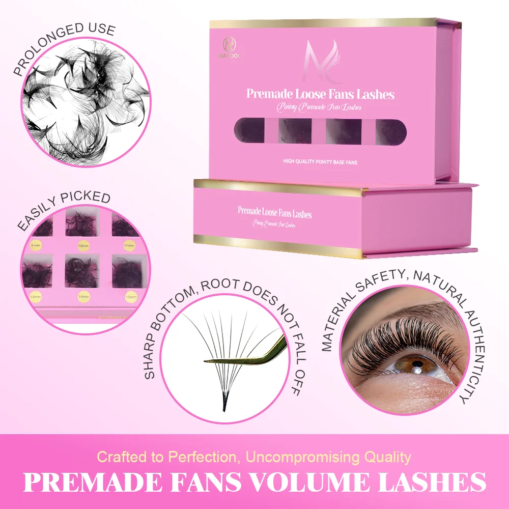 MAYOOC 800Fans Loose Fan Lashe - Eyelash Extension Logo 리뷰 및 가격