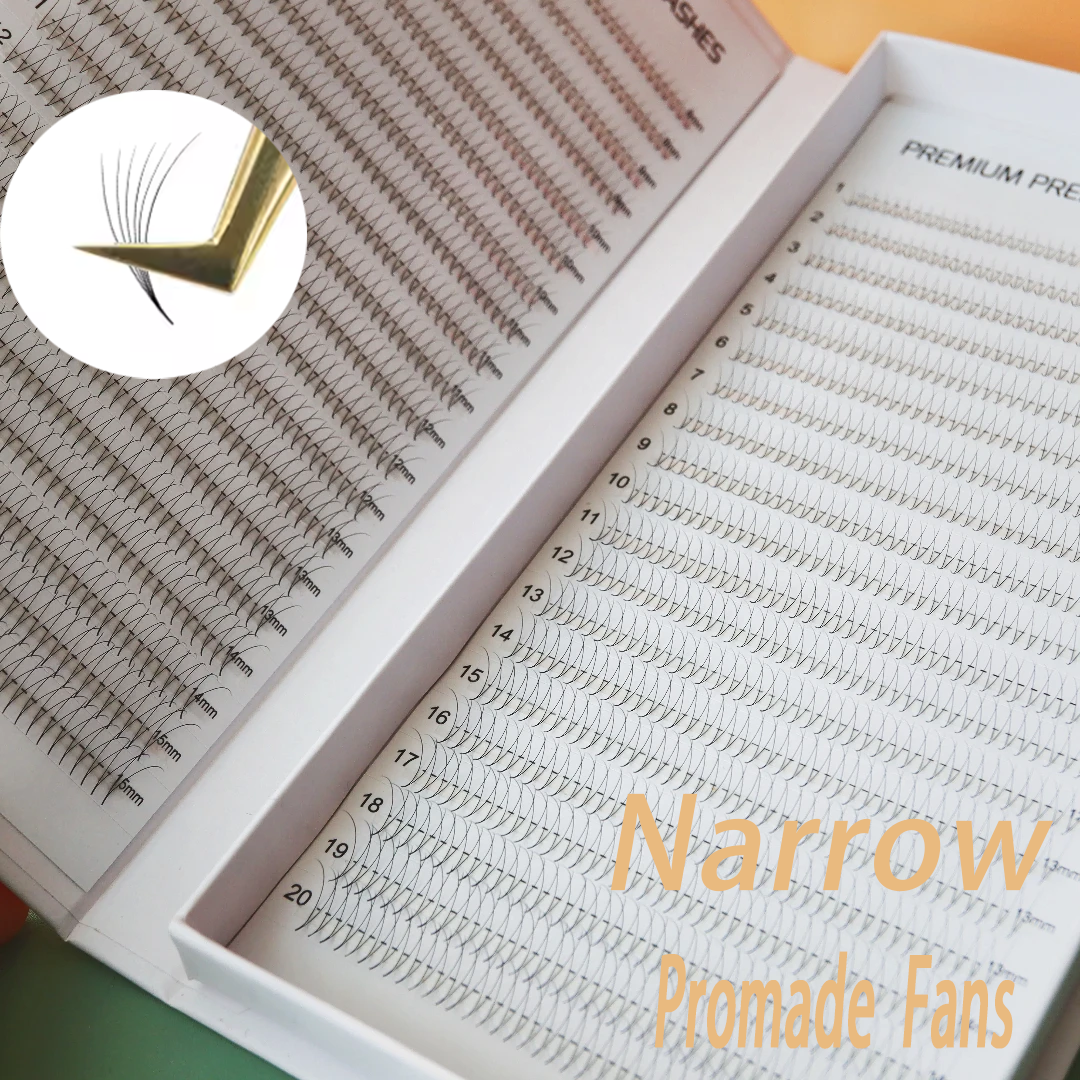 800/1600 Fans Narrow Premade L - Eyelash Extension Russian 리뷰 및 가격