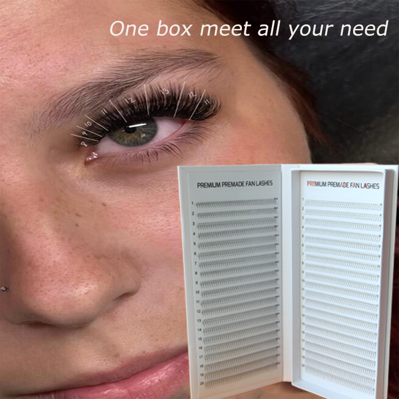 800/1600 Fans Narrow Premade L - Eyelash Extension Russian 리뷰 및 가격