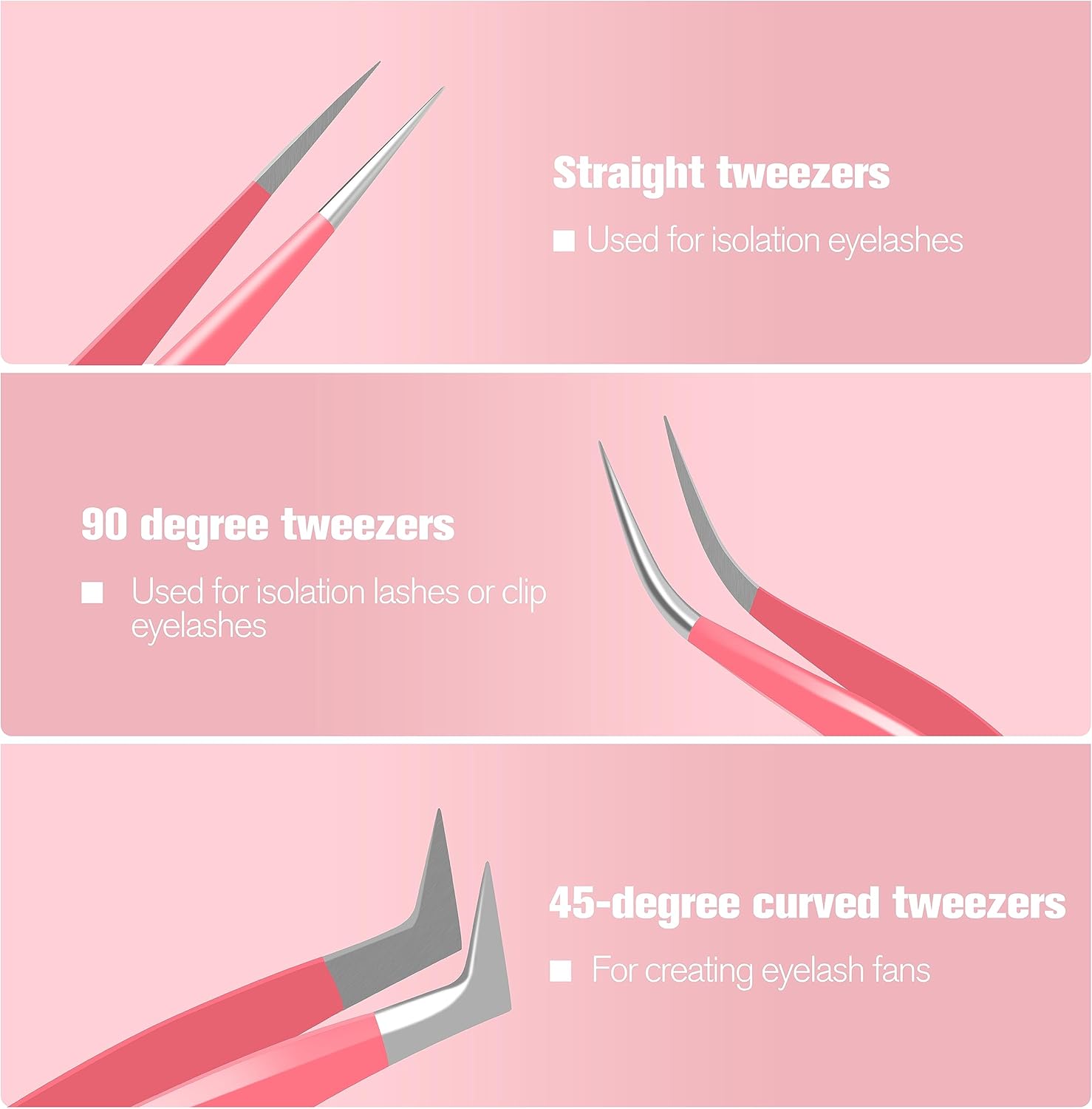 Eyelash Extension Tweezers Kit - Isolation Tweezer Curved 리뷰 및 가격