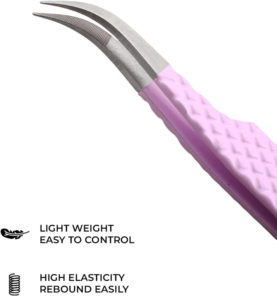 Fiber Tip Lash Tweezers for Ey - Isolation Tweezer Curved 리뷰 및 가격