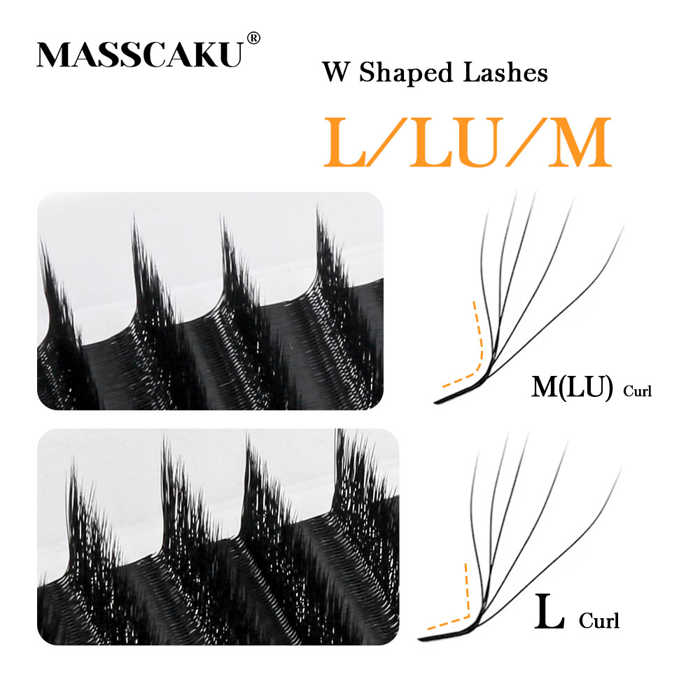 MASSCAKU L LU M Curl YY/W Shap - Eyelash Extension Yelix 리뷰 및 가격