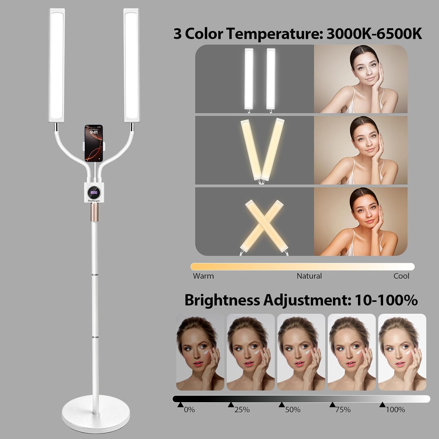 LED Floor Lamp for Eyelash Ext - Eyelash Extension Eyelash 리뷰 및 가격