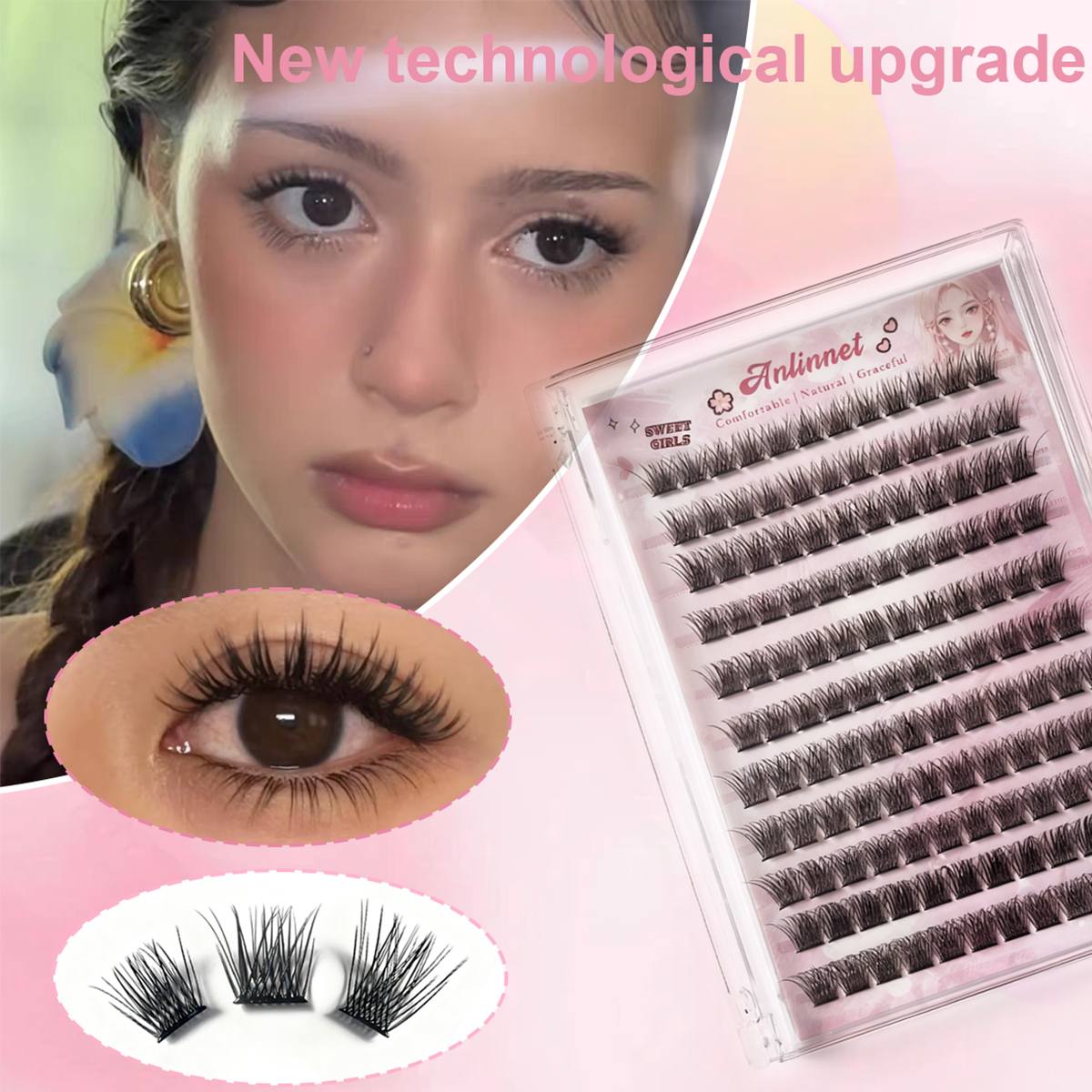 10 Rows Ultra-light Natural Lo - Eyelash Extension No 9 리뷰 및 가격