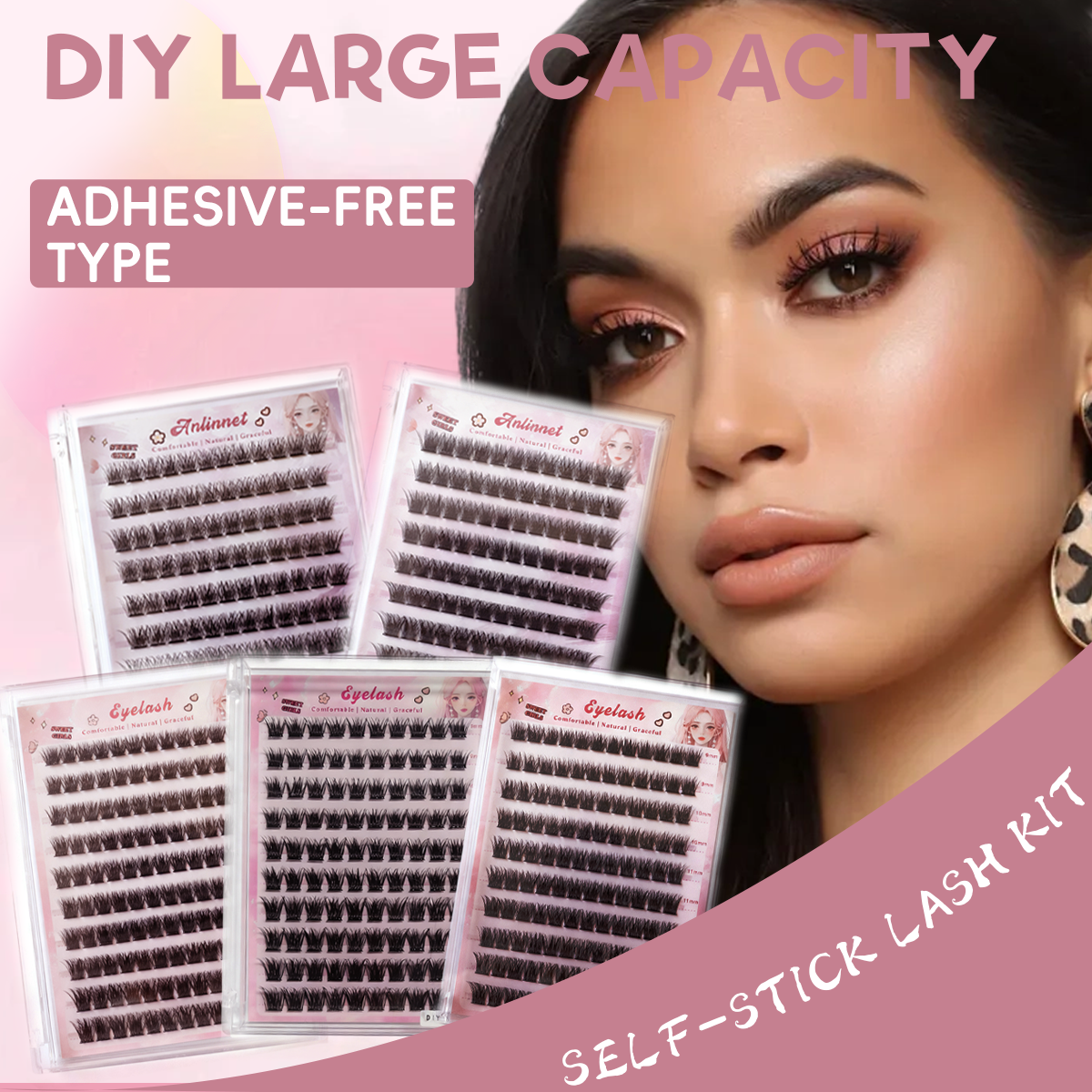 10 rows of No Glue Needed Lash - Eyelash Extension No 9 리뷰 및 가격