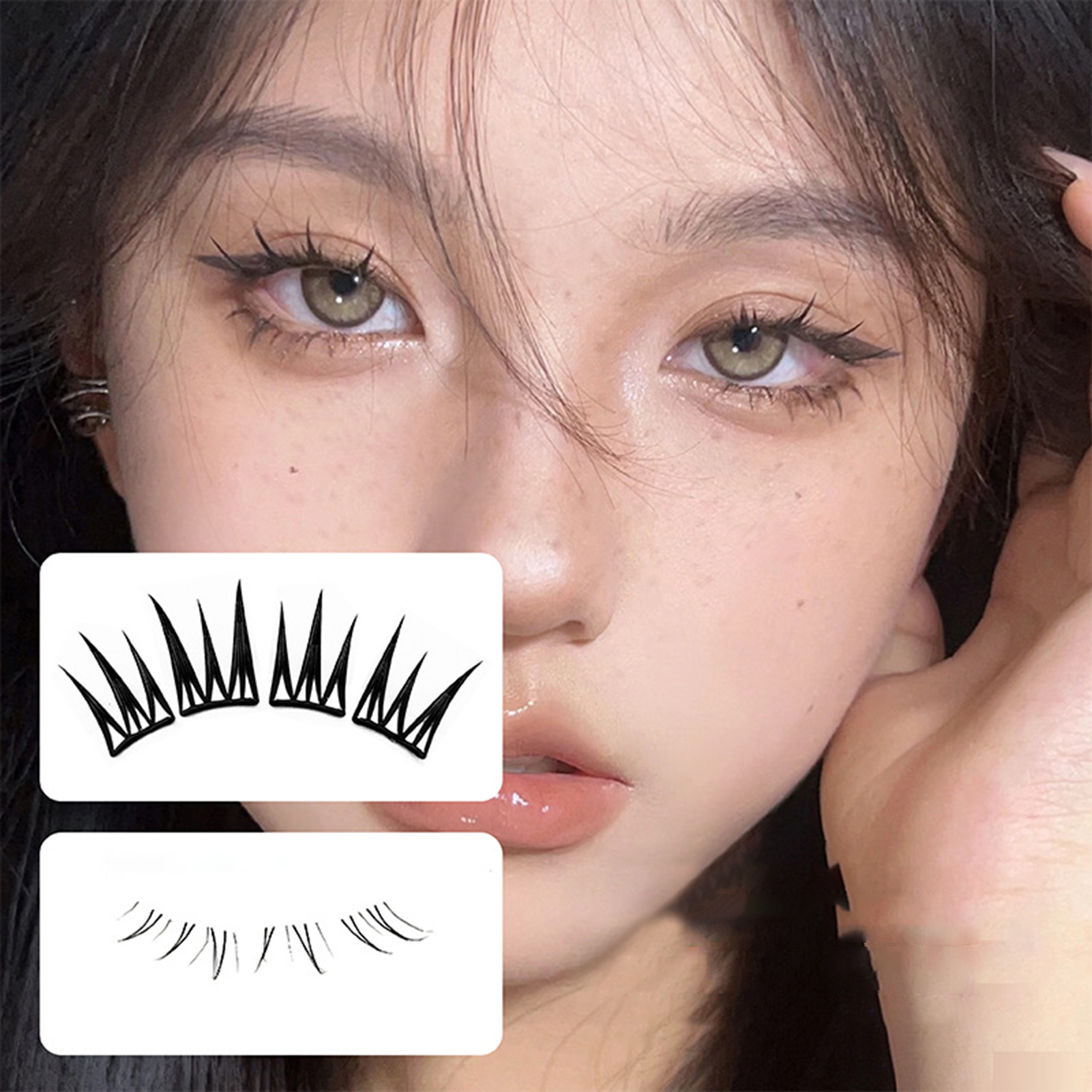 6 Rows New Doll False Eyelashe - Eyelash Extension No 9 리뷰 및 가격