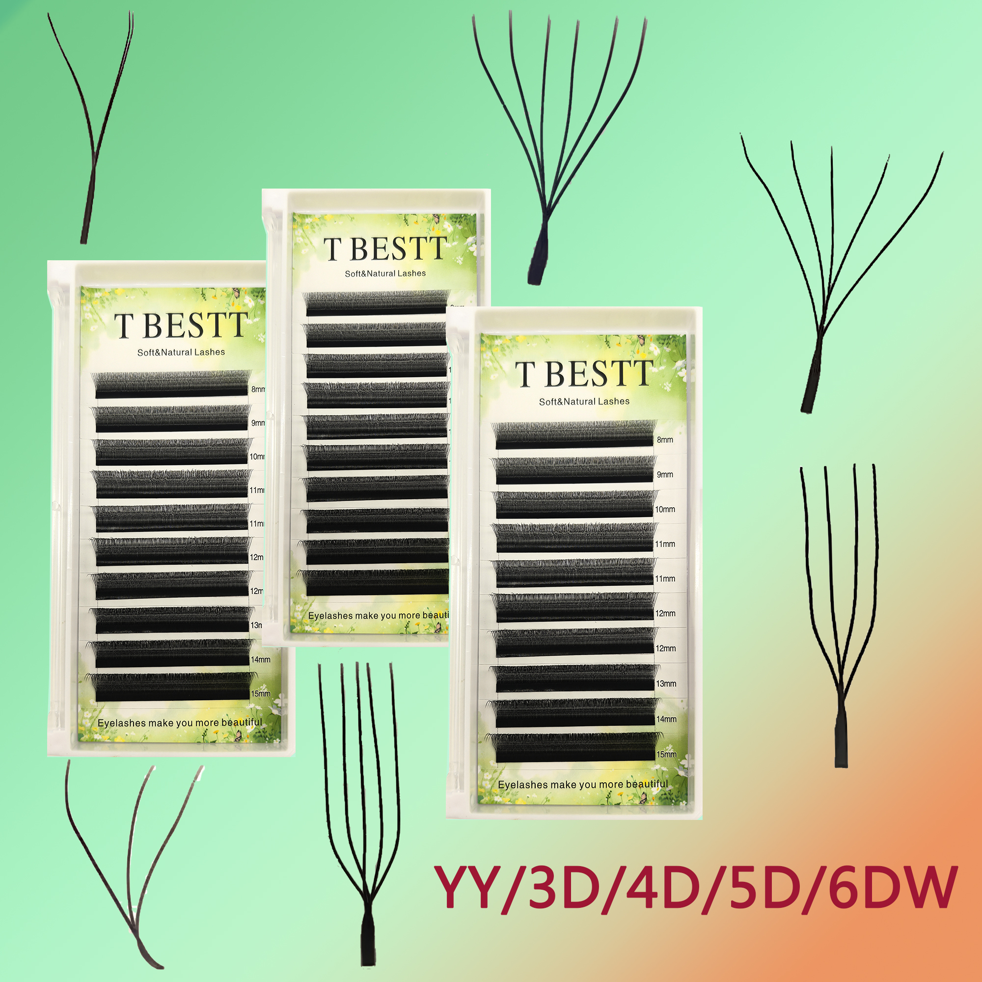 Tbestt U Shaped 4D 5DW Eyelash - Eyelash Extension Yelix 리뷰 및 가격