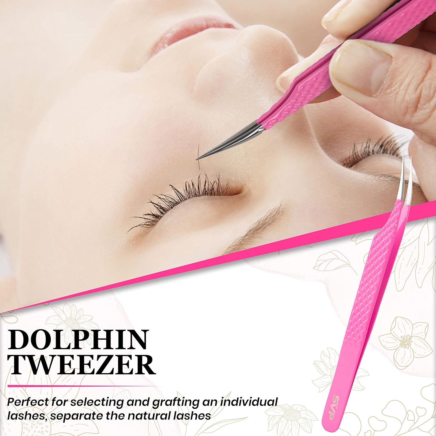 5Pcs Stainless Steel Eyelash E - Isolation Tweezer Curved 리뷰 및 가격