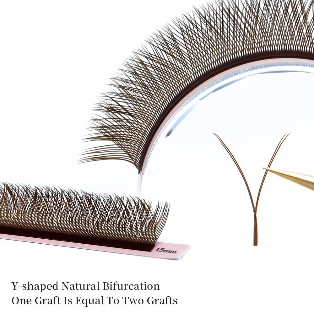 Goddess Brown YY Shape Lashes  - Eyelash Extension Yelix 리뷰 및 가격
