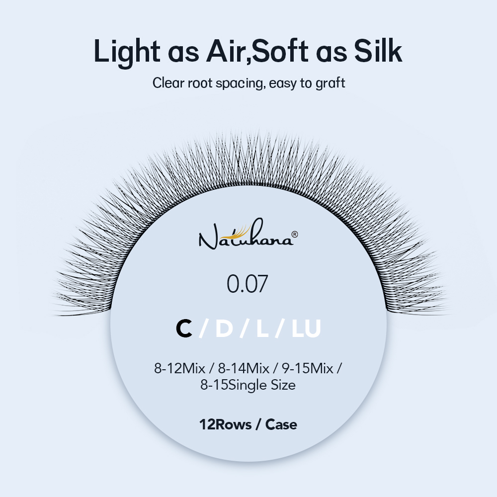 NATUHANA Single Tip 2D YY Lash - Eyelash Extension Yelix 리뷰 및 가격