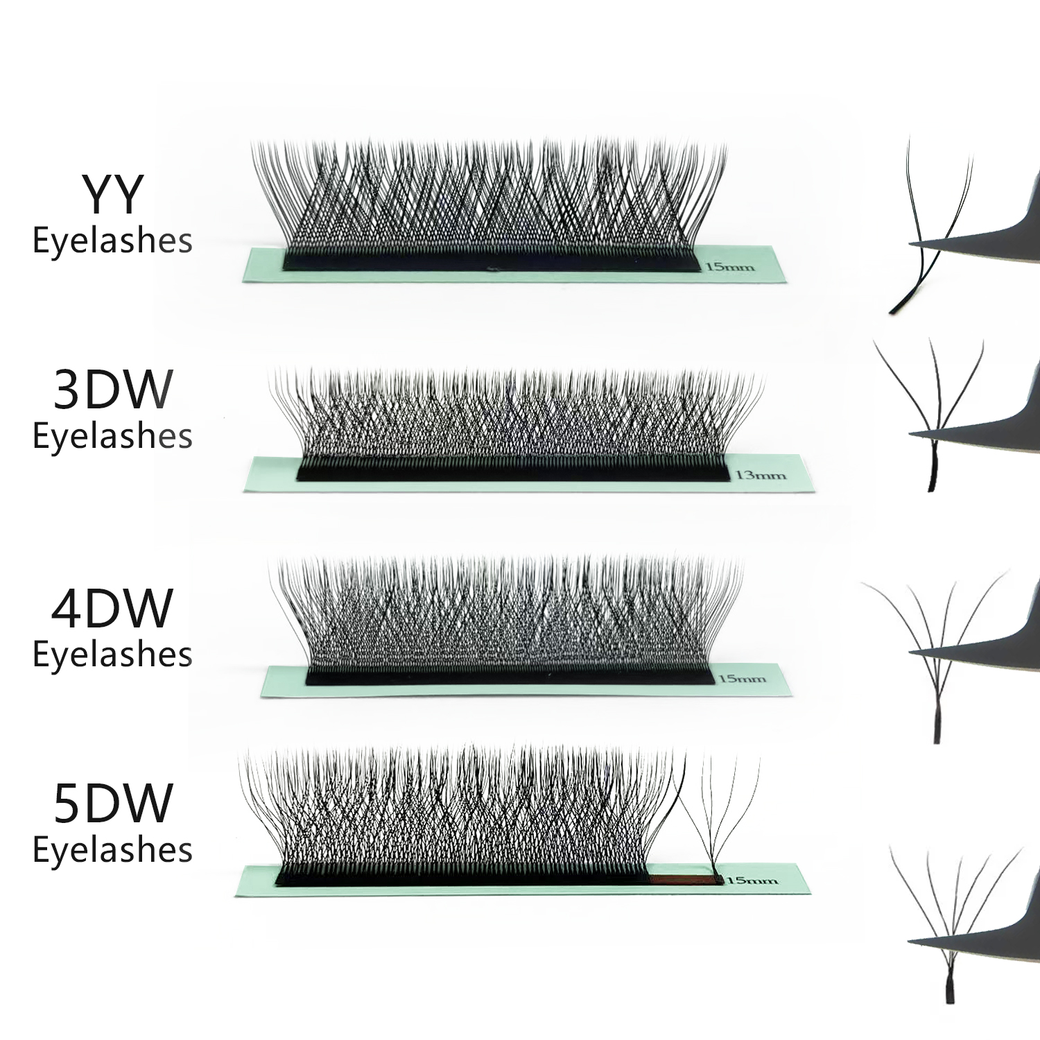 6DW Lash Extensions 5DW Premad - Eyelash Extension Logo 리뷰 및 가격