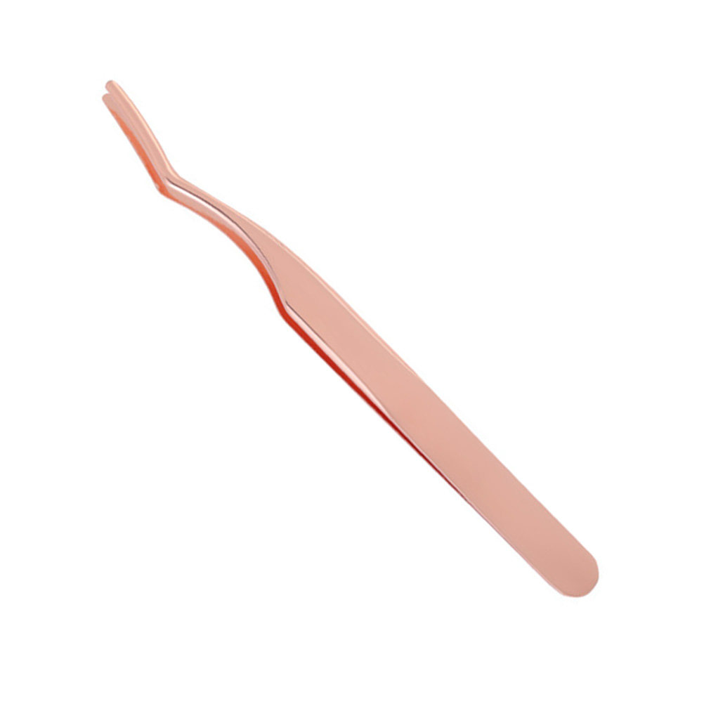2Pcs Premium Metal Eyelashes T - Isolation Tweezer Curved 리뷰 및 가격