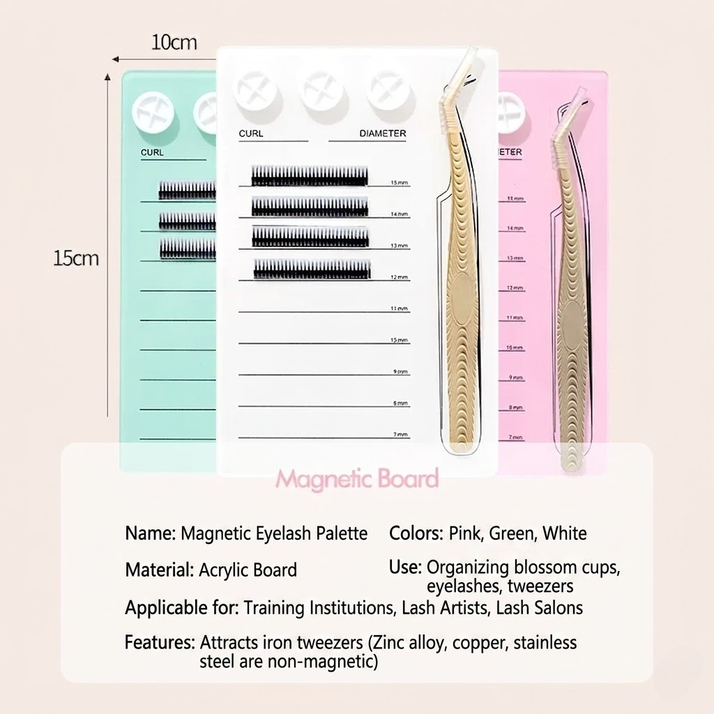 Magnetic Eyelash Extension Pal - Lash Tile Palette 리뷰 및 가격