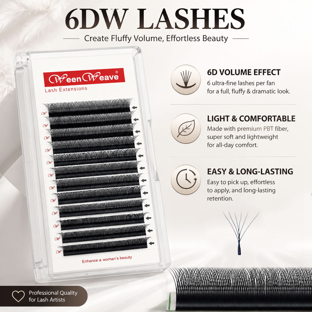 WeenWeave 6D W Style Eyelash E - Eyelash Extension Logo 리뷰 및 가격