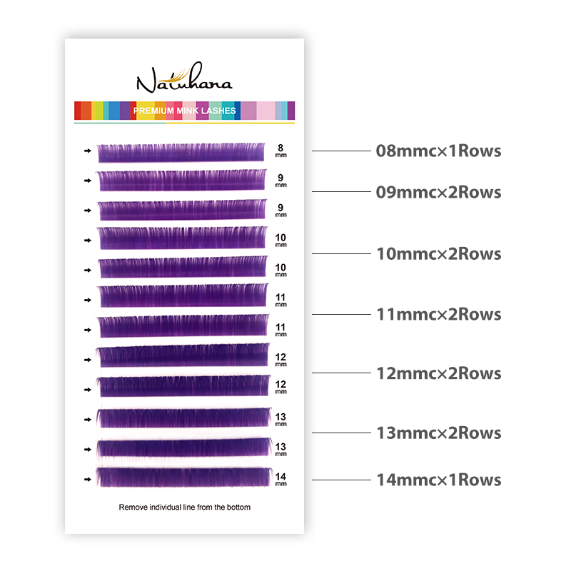 NATUHANA Colored Eyelashes for - Lash Tile Palette 리뷰 및 가격