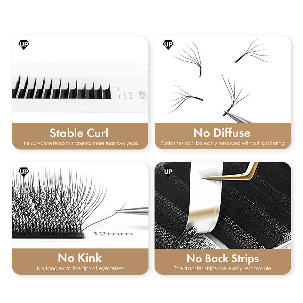MASSCAKU YY/3D/4D/5D/6D W Shap - Eyelash Extension Yelix 리뷰 및 가격