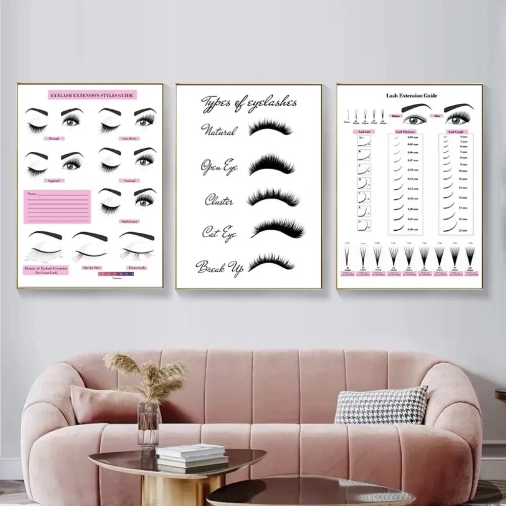 Canvas Painting HD Print Wall  - Eyelash Extension Eyelash 리뷰 및 가격