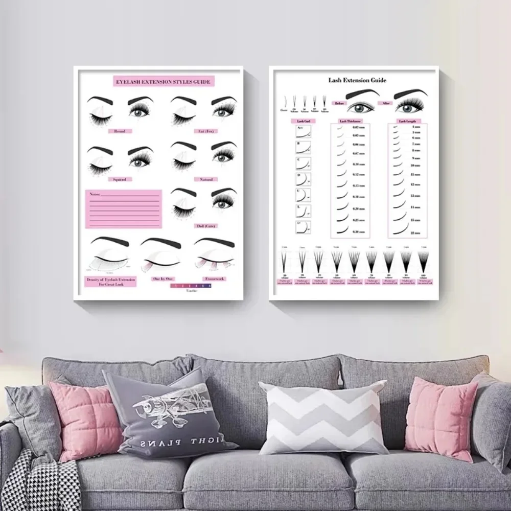Canvas Painting HD Print Wall  - Eyelash Extension Eyelash 리뷰 및 가격