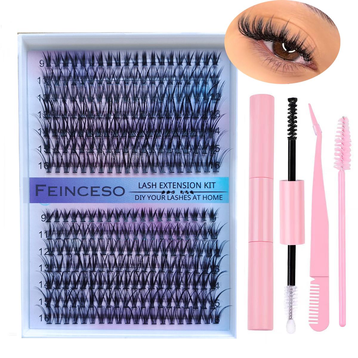 DIY Clusters 30D 280 pcs Lash  - Eyelash Extension Remover At Home 리뷰 및 가격