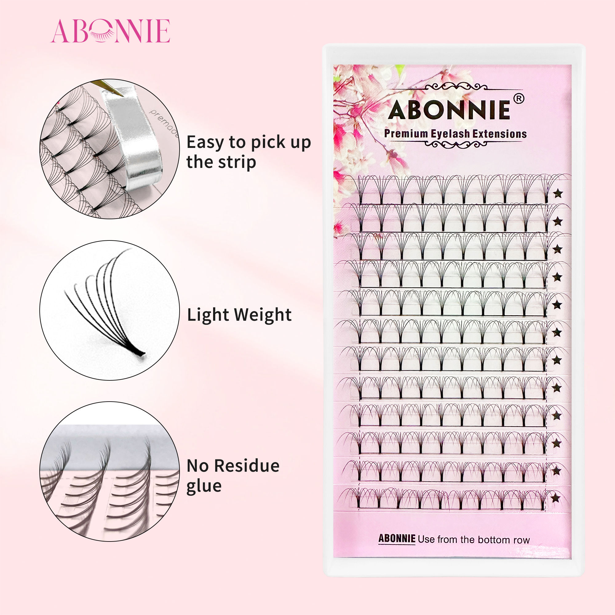 Abonnie 6D Narrow Fan Premade  - Eyelash Extension Russian 리뷰 및 가격