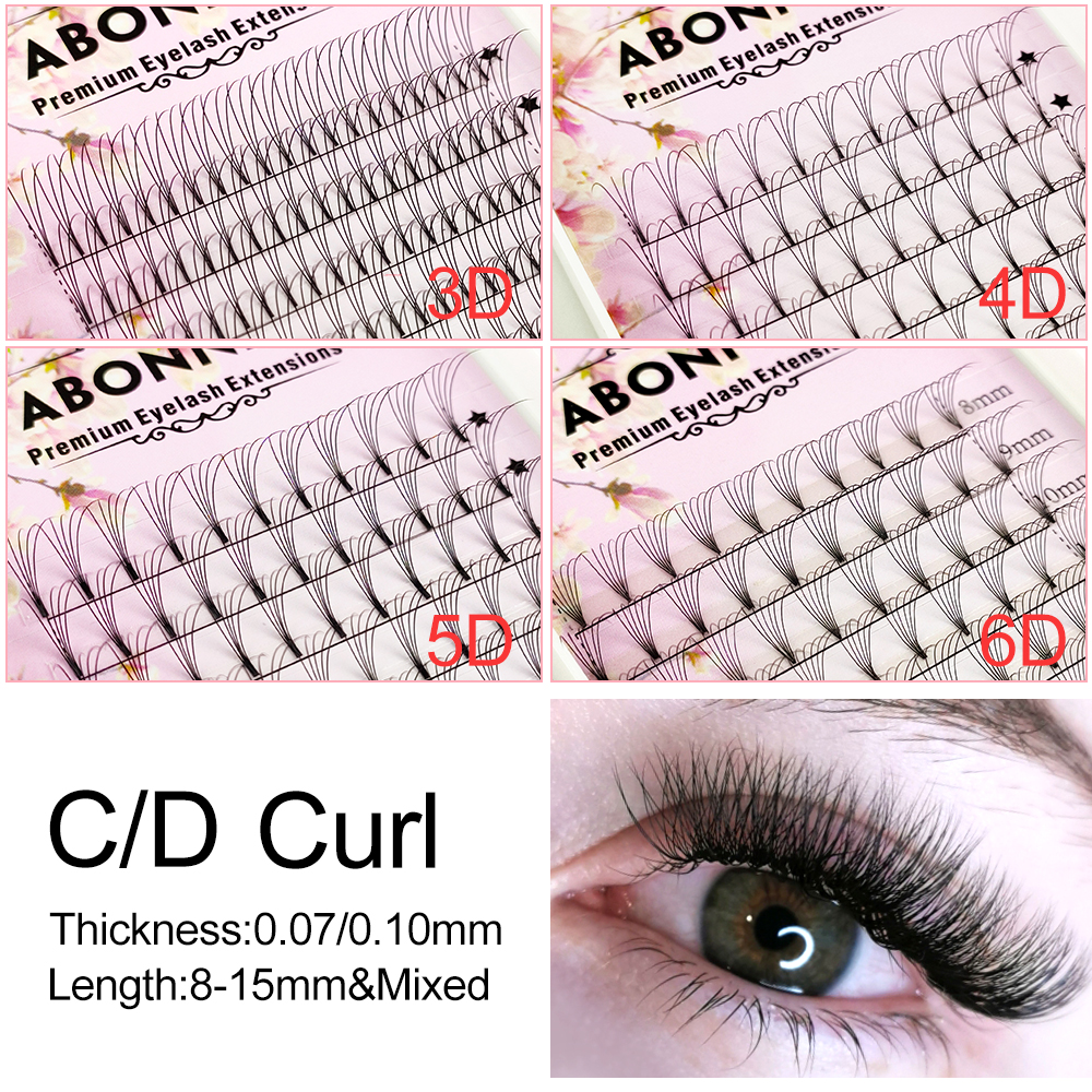 Abonnie 6D Narrow Fan Premade  - Eyelash Extension Russian 리뷰 및 가격
