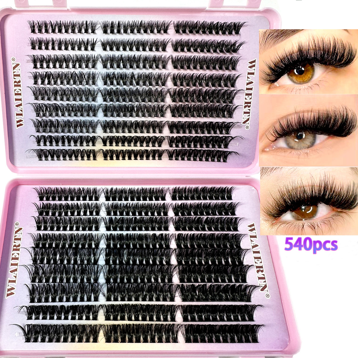 Faux Mink Eyelashes 540Cluster - Eyelash Extension Russian 리뷰 및 가격