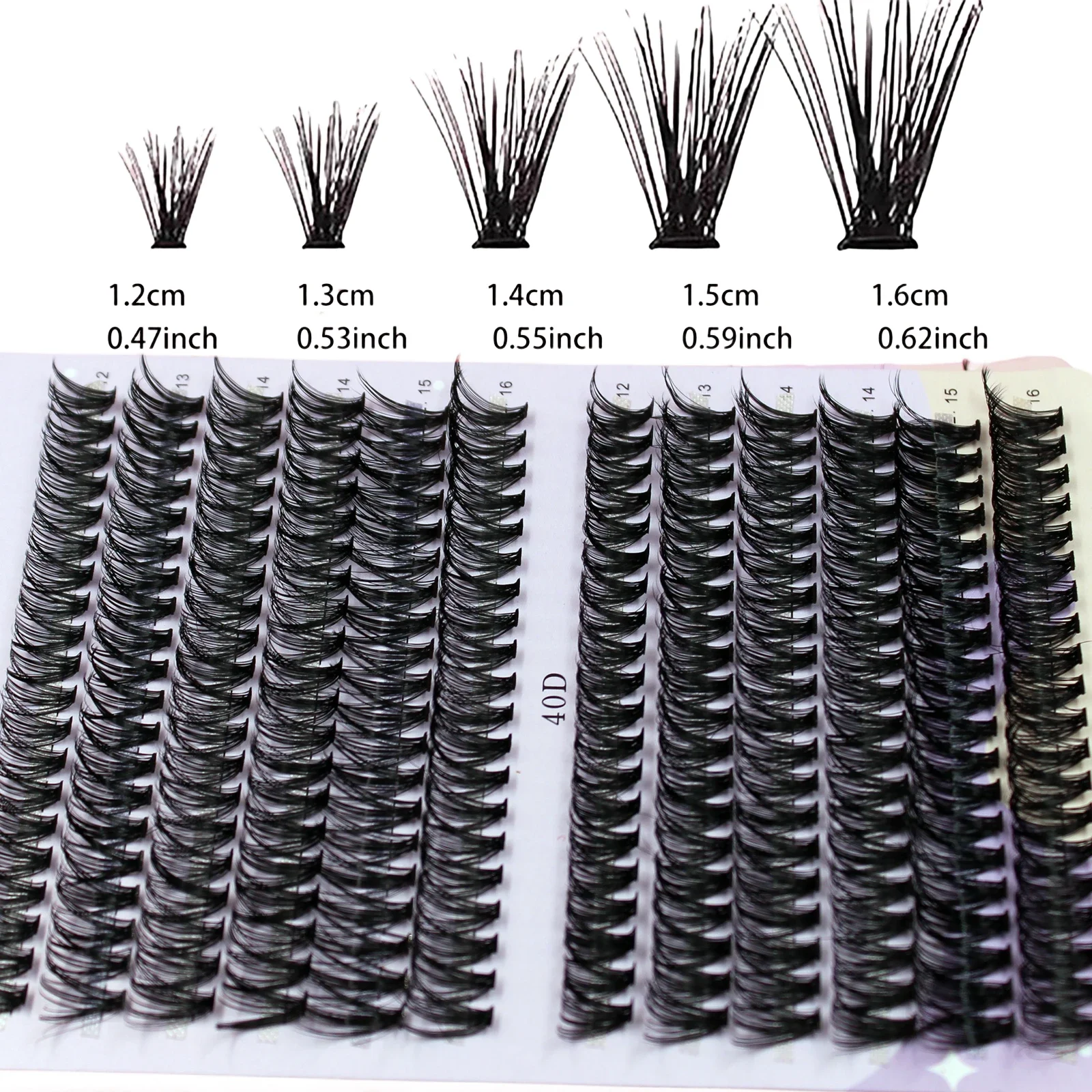 Natural Thick 30/40D Mix 12-16 - Eyelash Extension Russian 리뷰 및 가격