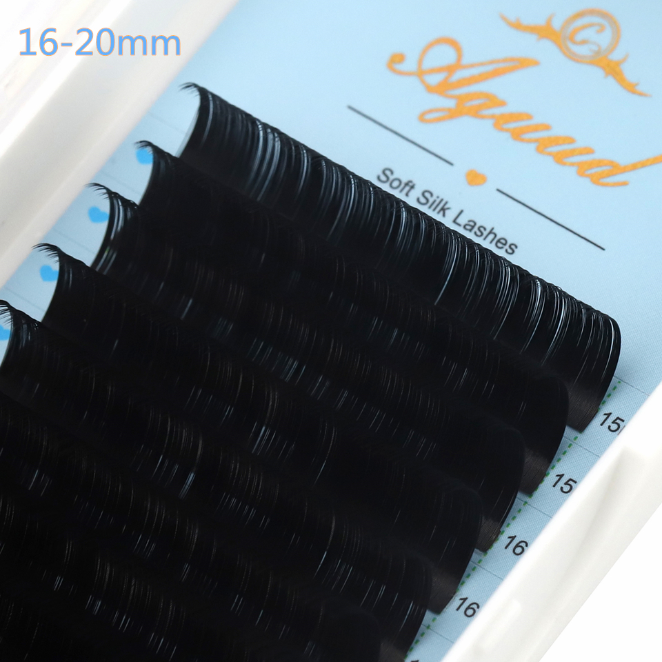 AGUUD 16 Rows Long 16-20mm Eye - Eyelash Extension Russian 리뷰 및 가격